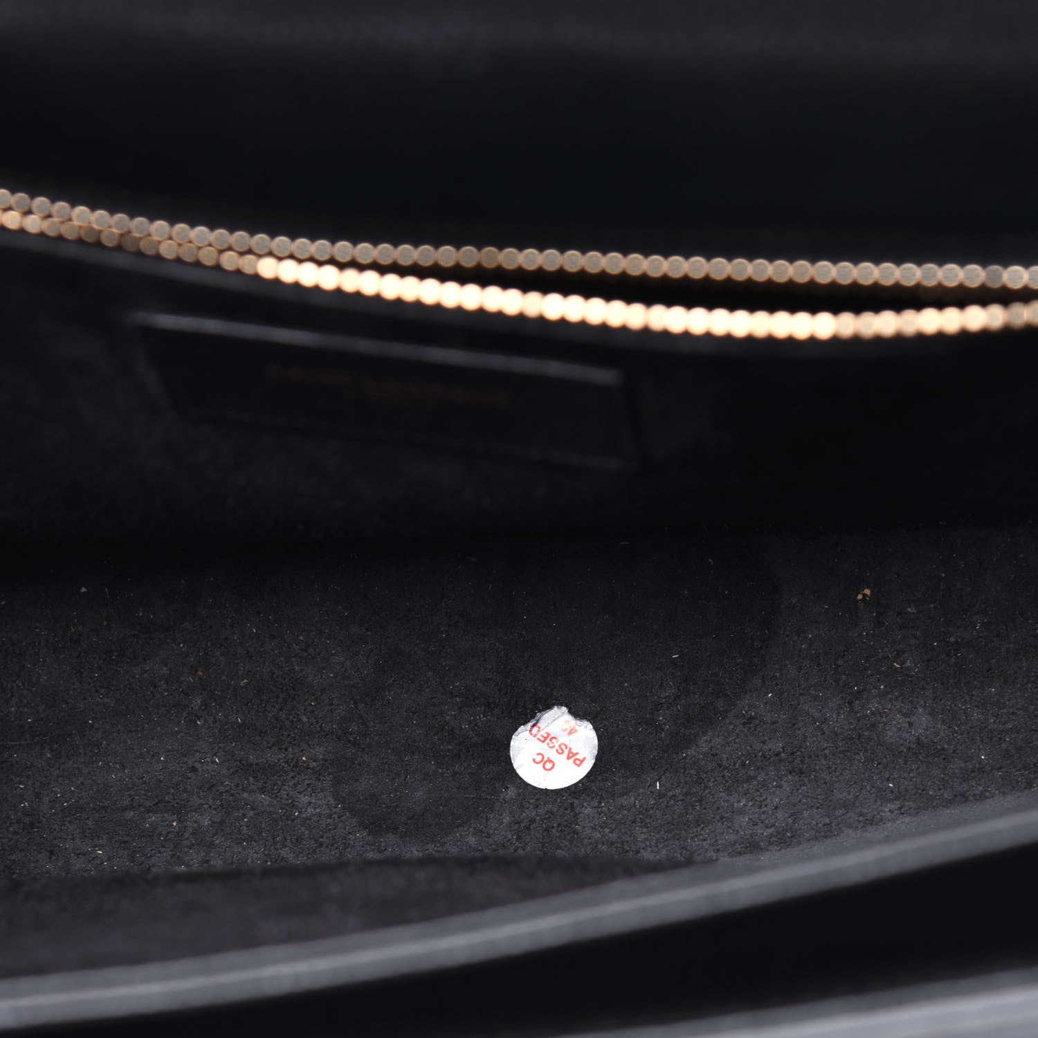Saint Laurent Textured Calfskin Medium Classic Monogram Universite Bag Black 7 of 24