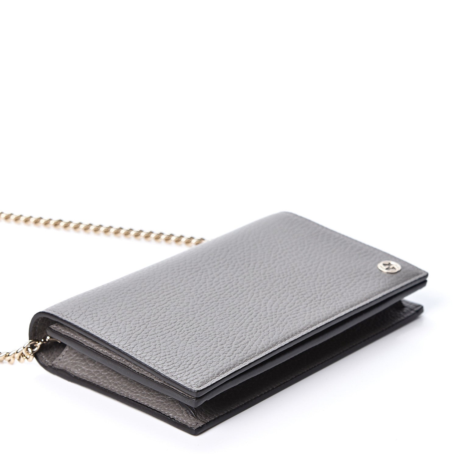 Gucci Dollar Calfskin Medium Betty Chain Wallet Loess 3 of 9