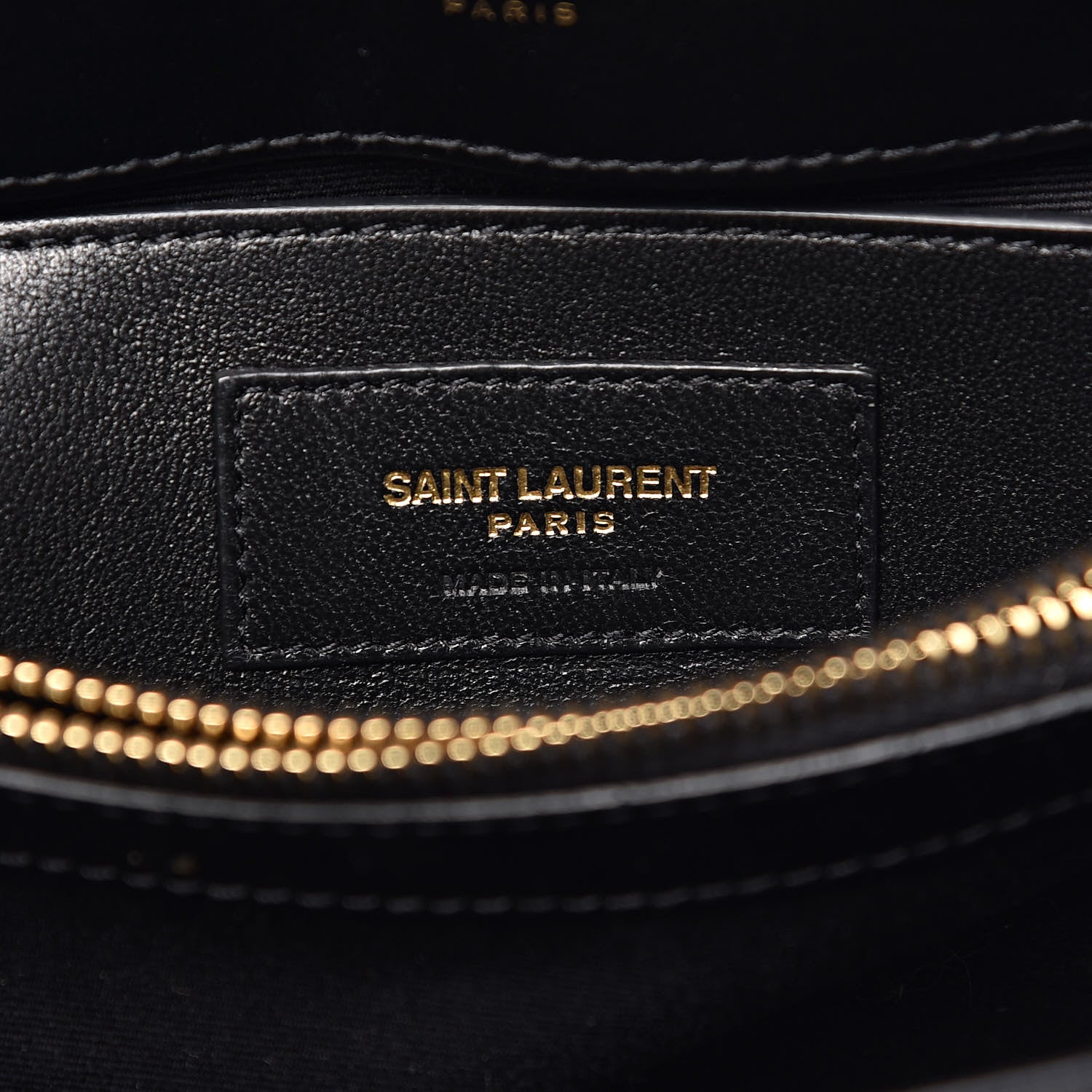 Saint Laurent Calfskin Y Quilted Monogram Small Loulou Chain Satchel Black 6 of 10