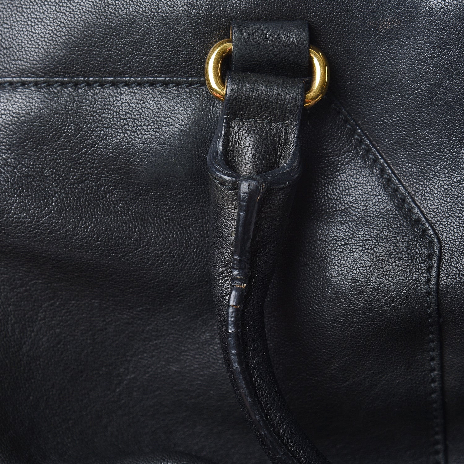 Saint Laurent Sheepskin Large Cabas ChYc Black 8 of 20