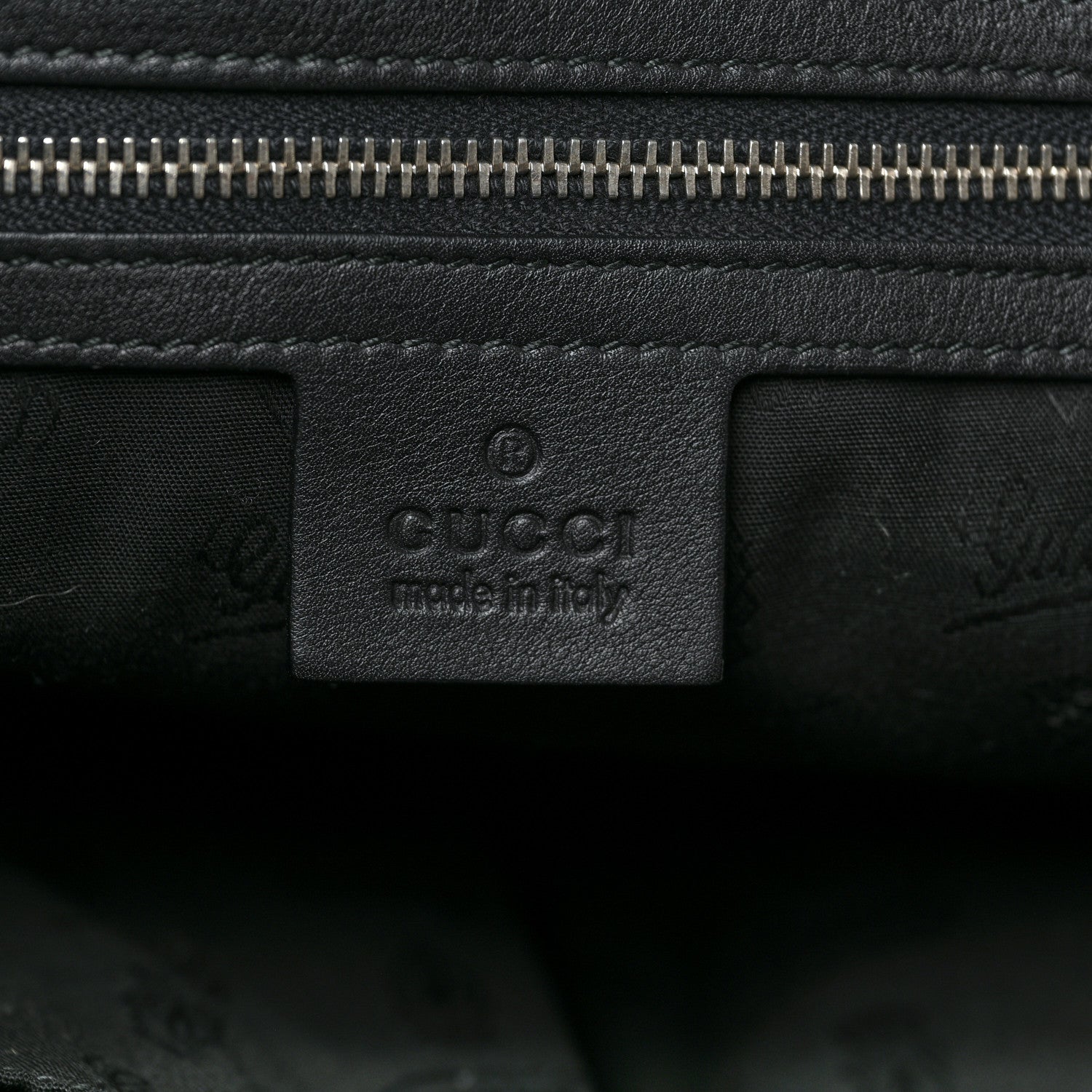 Gucci Calfskin Medium Icon Bit Tote Black 6 of 9