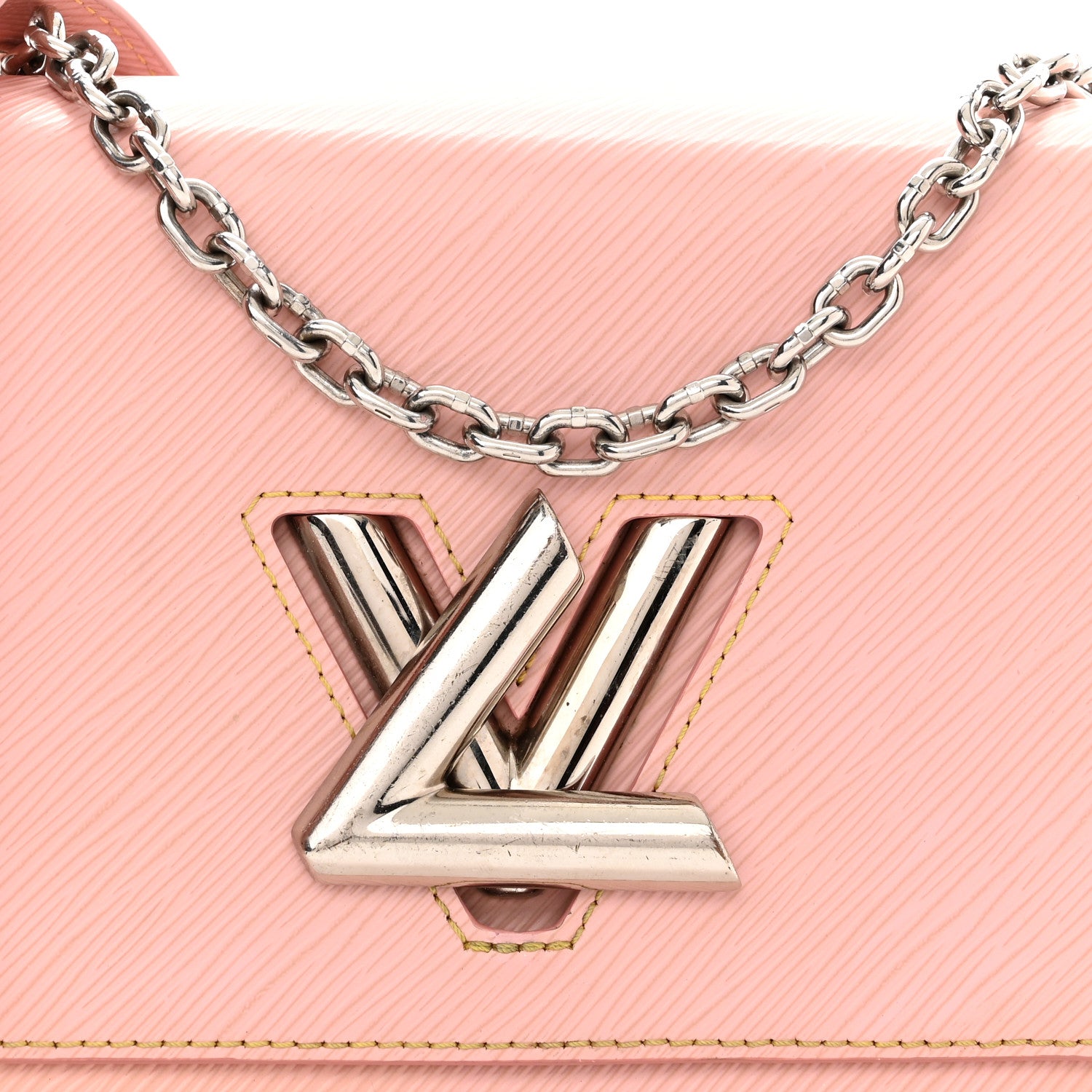 Louis Vuitton Epi Twist Shoulder Bag MM Rose Ballerine 7 of 17