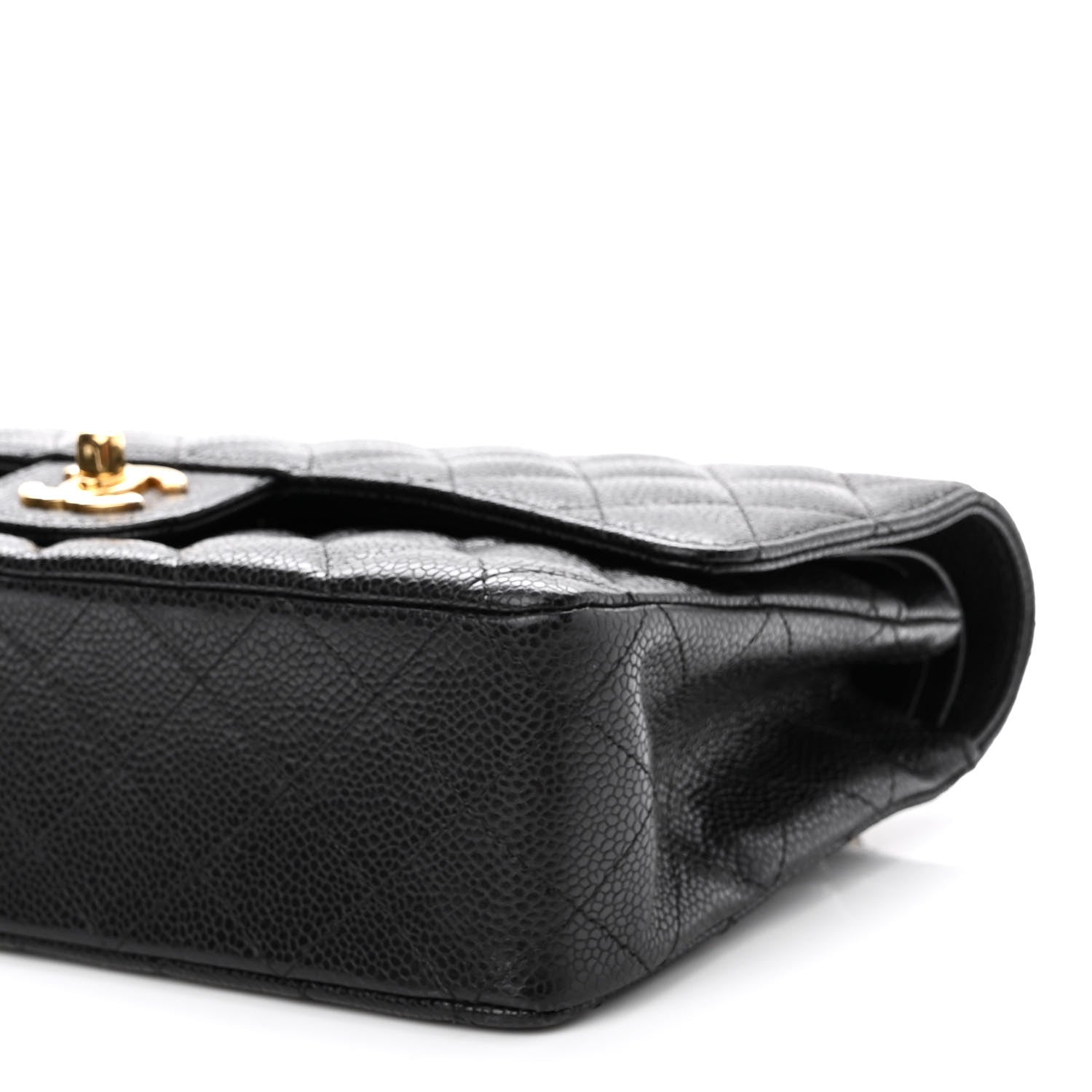 Chanel Caviar Quilted Medium Double Flap Black 10 of 10