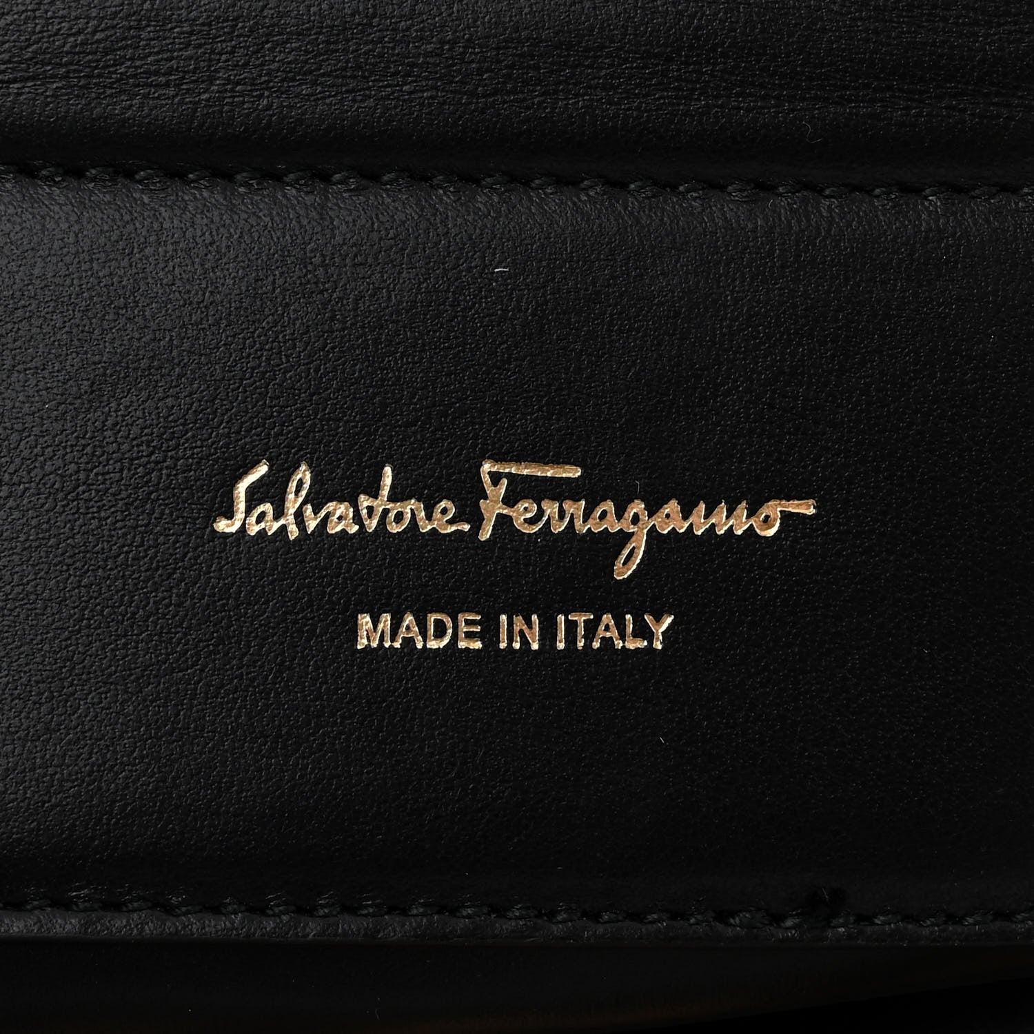 Salvatore Ferragamo Canvas Calfskin Gancini Shoulder Bag Black 6 of 9