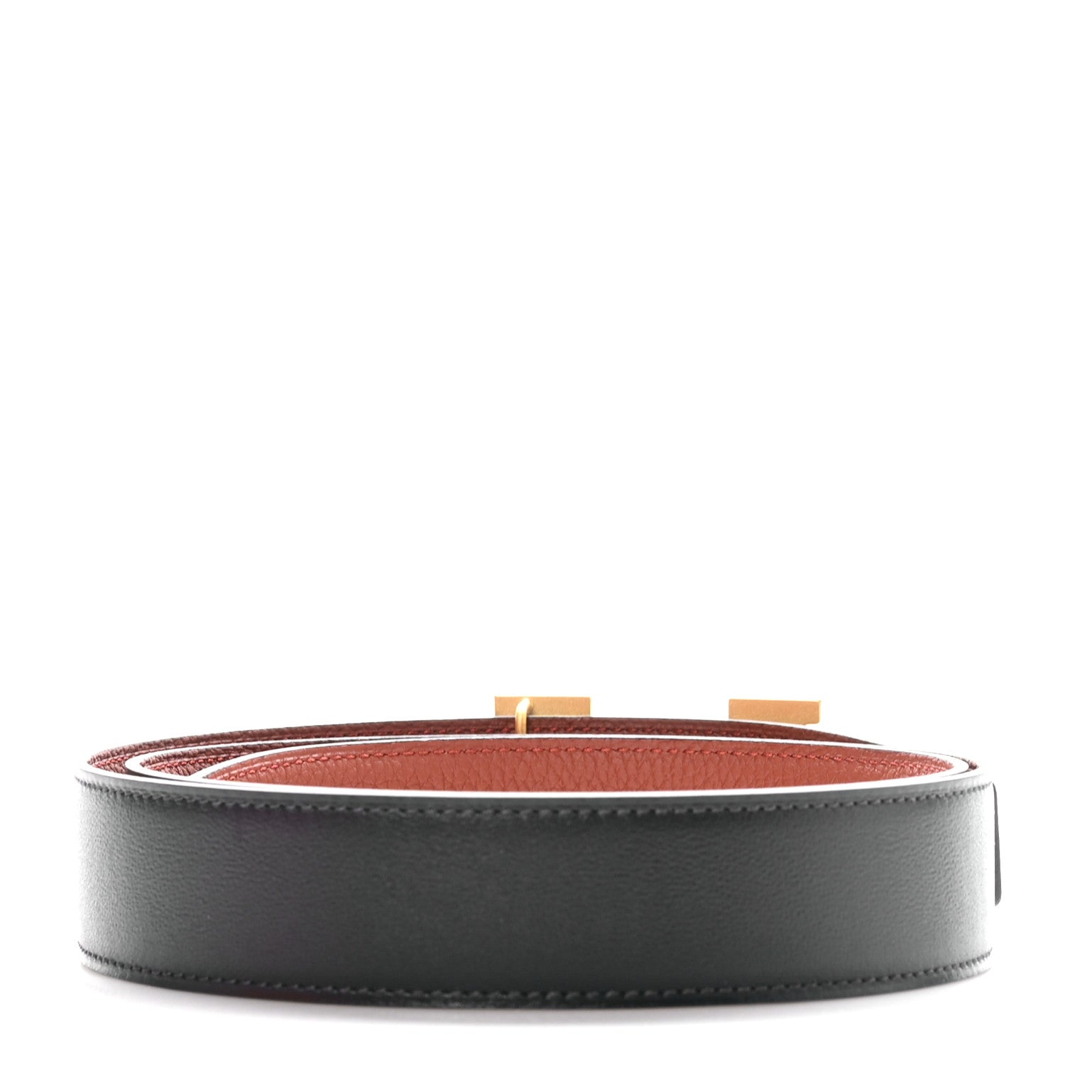 Hermes Swift Epsom 24mm Mini H Belt 90 36 Black Gold 2 of 6