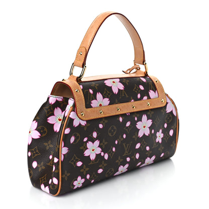 Louis Vuitton Monogram Cherry Blossom Sac Retro Bag Brown 3 of 13