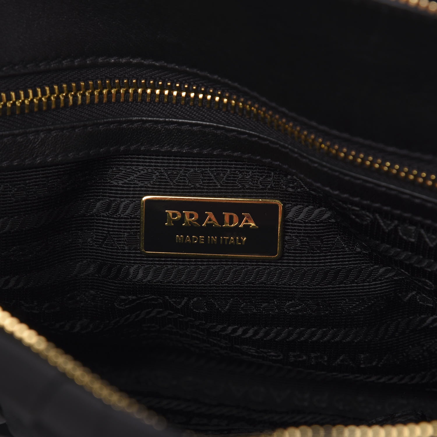 Prada Tessuto Nylon Gaufre Tote Black 7 of 10