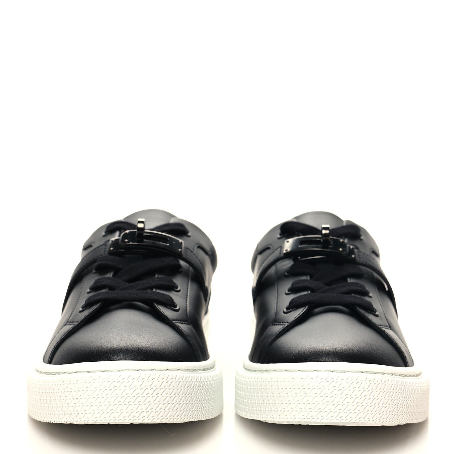Hermes Calfskin Day Sneakers 39.5 Black 2 of 9