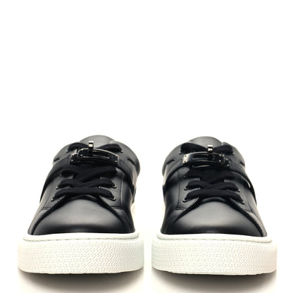 Hermes Calfskin Day Sneakers 39.5 Black 2 of 9