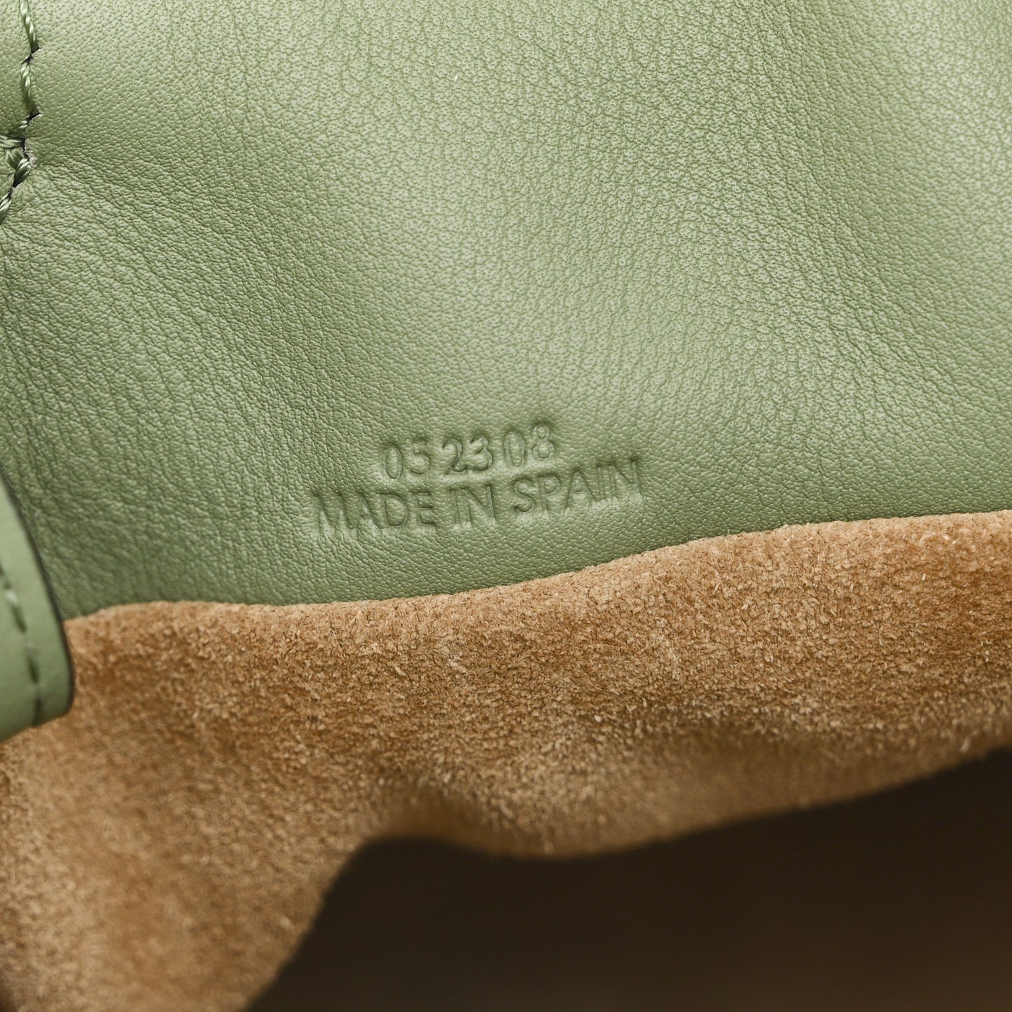 Nappa Flamenco Knot Clutch Rosemary