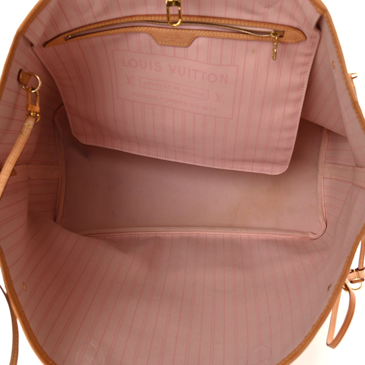 Louis Vuitton Damier Azur Neo Neverfull GM Rose Ballerine 6 of 20