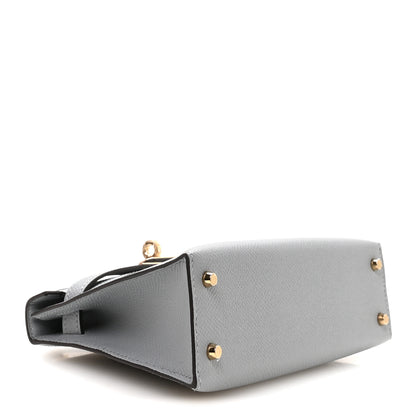 Hermes Epsom Mini Kelly Sellier 20 Gris Pantin 7 of 21