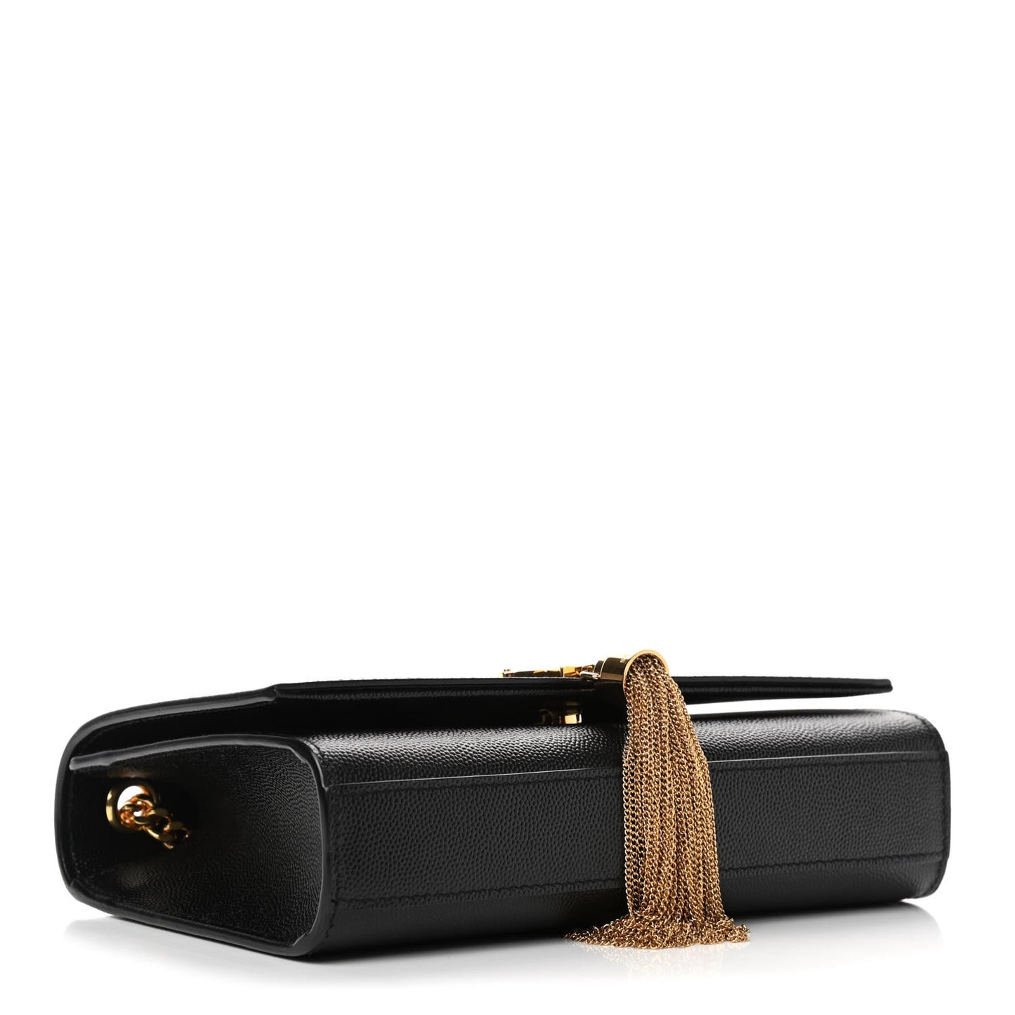 Grain De Poudre Small Classic Monogram Kate Tassel Satchel Black