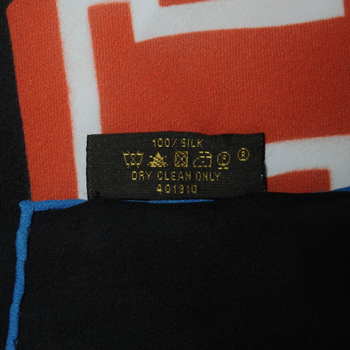 Silk Neon Great Adventures Giant Square Scarf Black