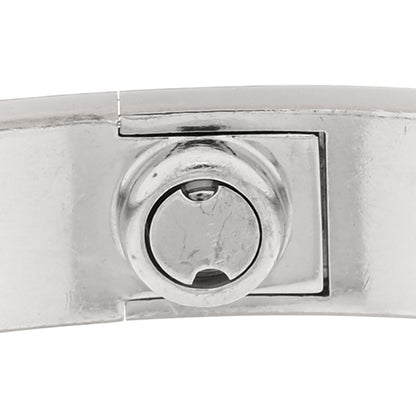 Cartier 18K White Gold LOVE Bracelet 18 5 of 9