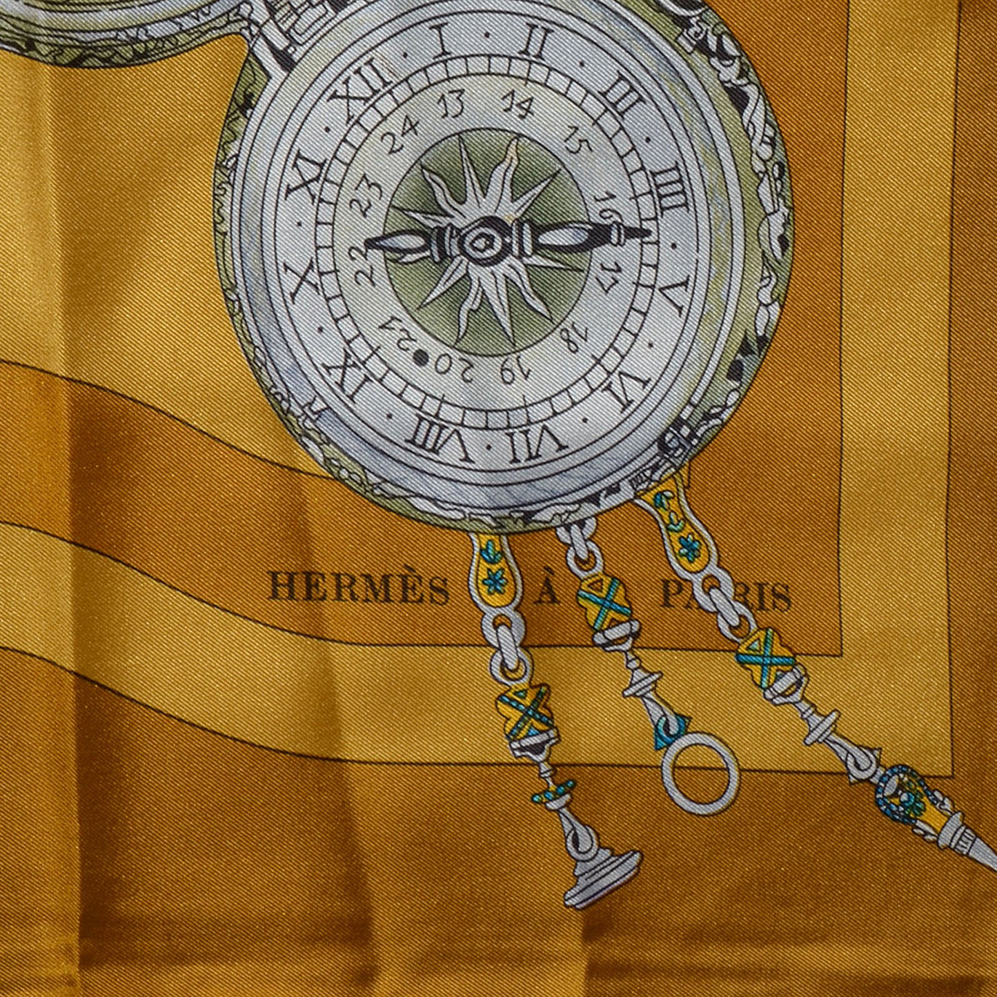 Silk La Ronde des Heures Scarf 90