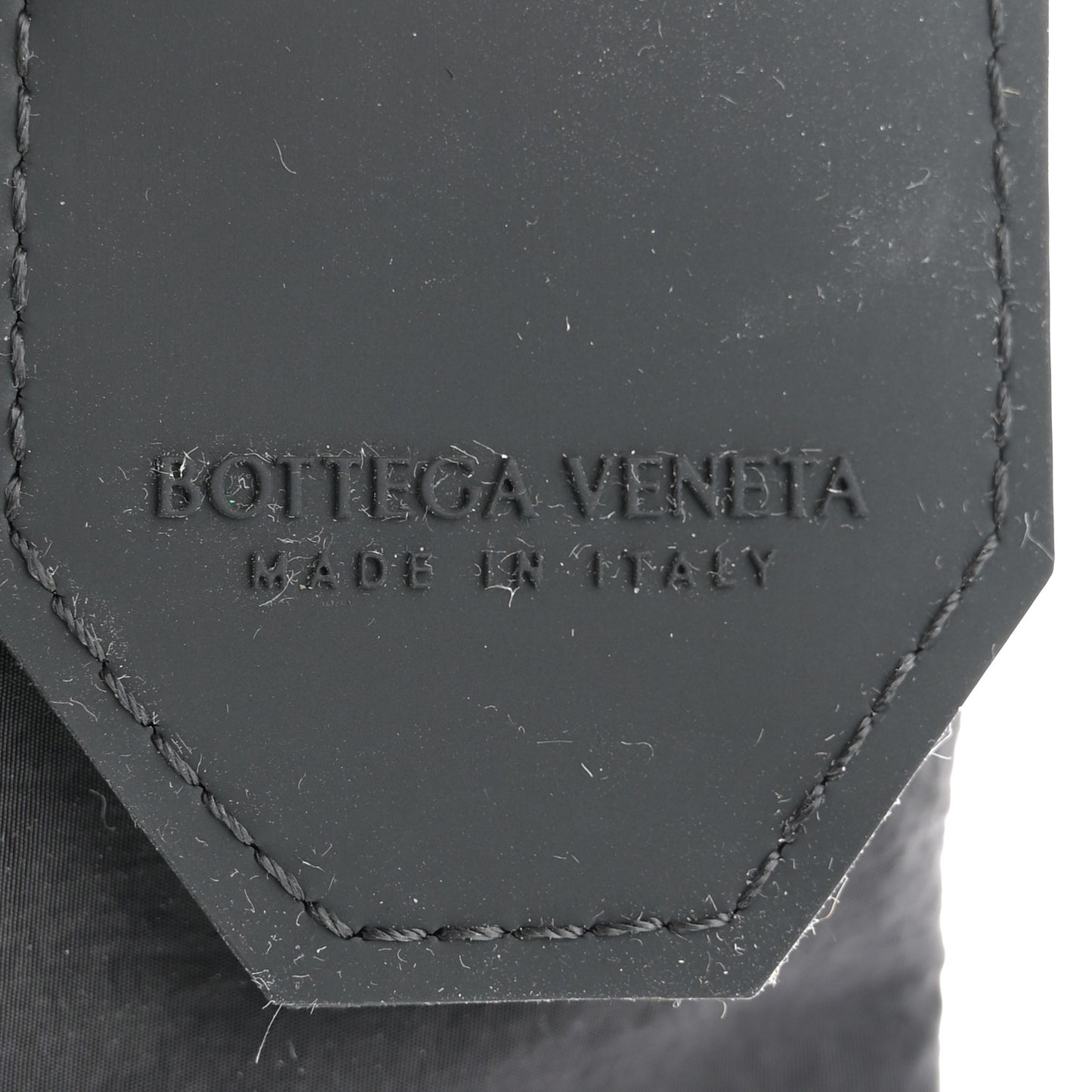 Paper Calfskin Intreccio Cassette Belt Bag Black