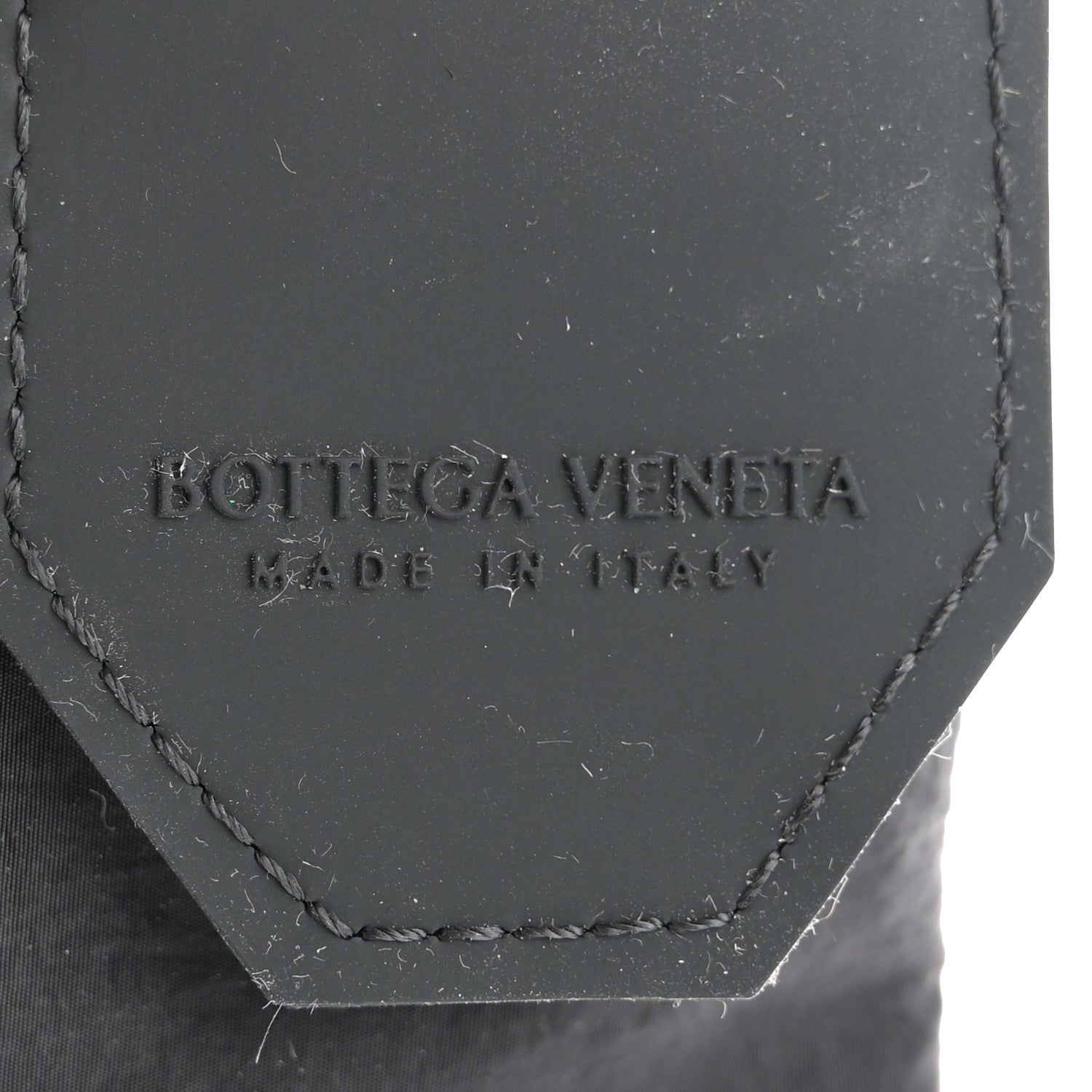 Bottega Veneta Paper Calfskin Intreccio Cassette Belt Bag Black 6 of 11