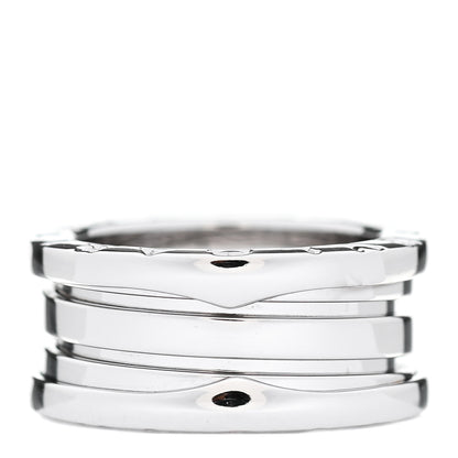 Bulgari 18K White Gold B.Zero1 Three-Band Ring 49 4.75 3 of 5