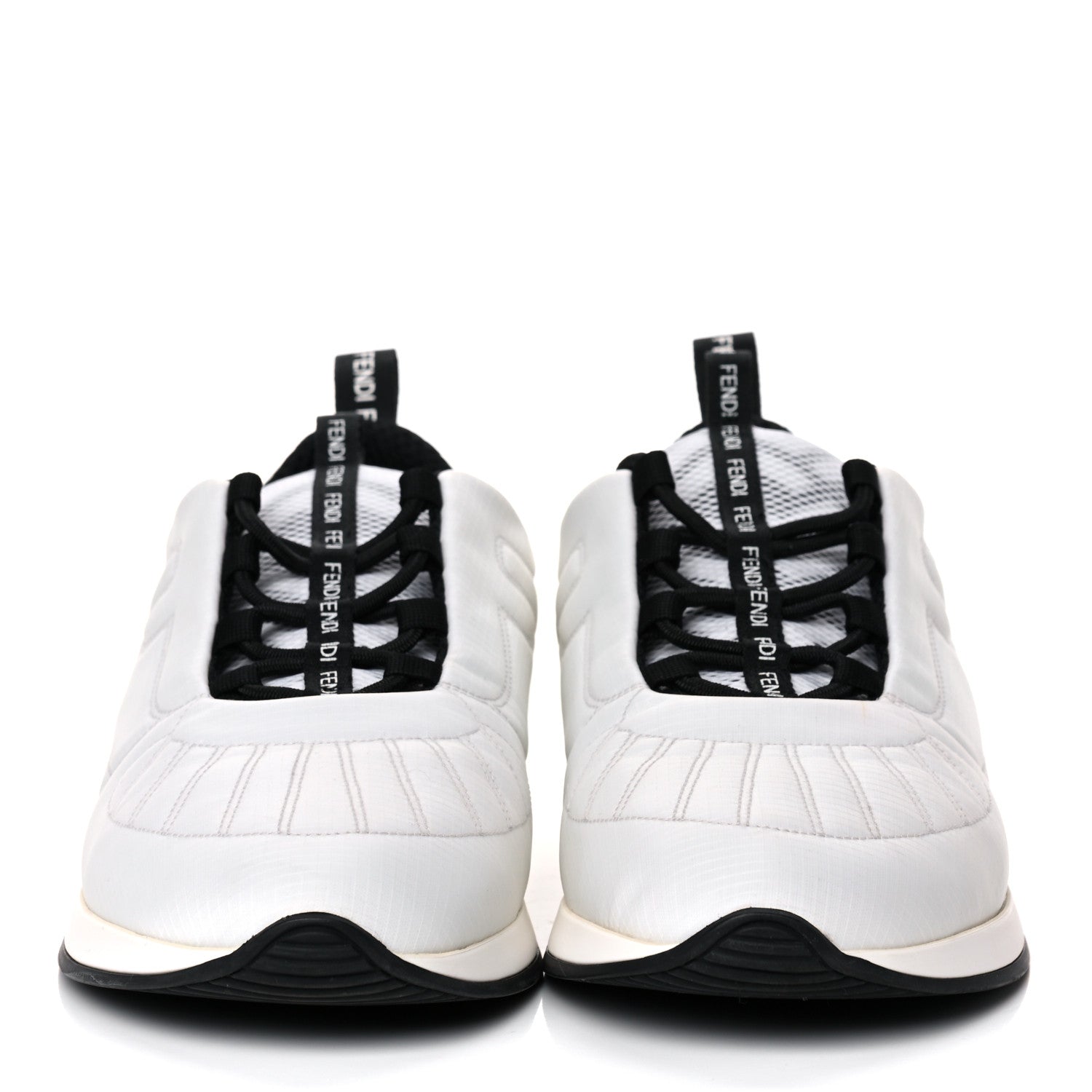 Fendi Nylon FFreedom Sneakers 39.5 White 2 of 8