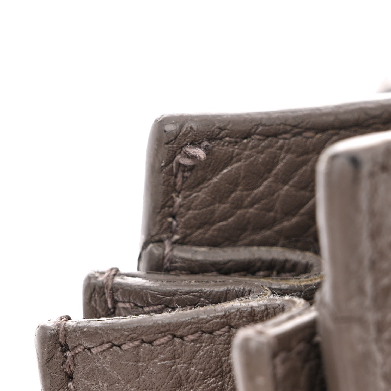 Saint Laurent Grained Calfskin Nano Sac De Jour Fog 14 of 21