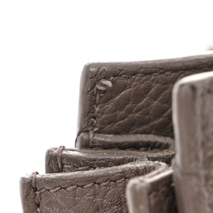 Saint Laurent Grained Calfskin Nano Sac De Jour Fog 14 of 21