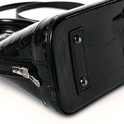 Louis Vuitton Vernis Alma BB Noir Magnetique 10 of 18