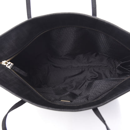 Fendi Zucca Spalmati Small Roll Tote Black 4 of 9