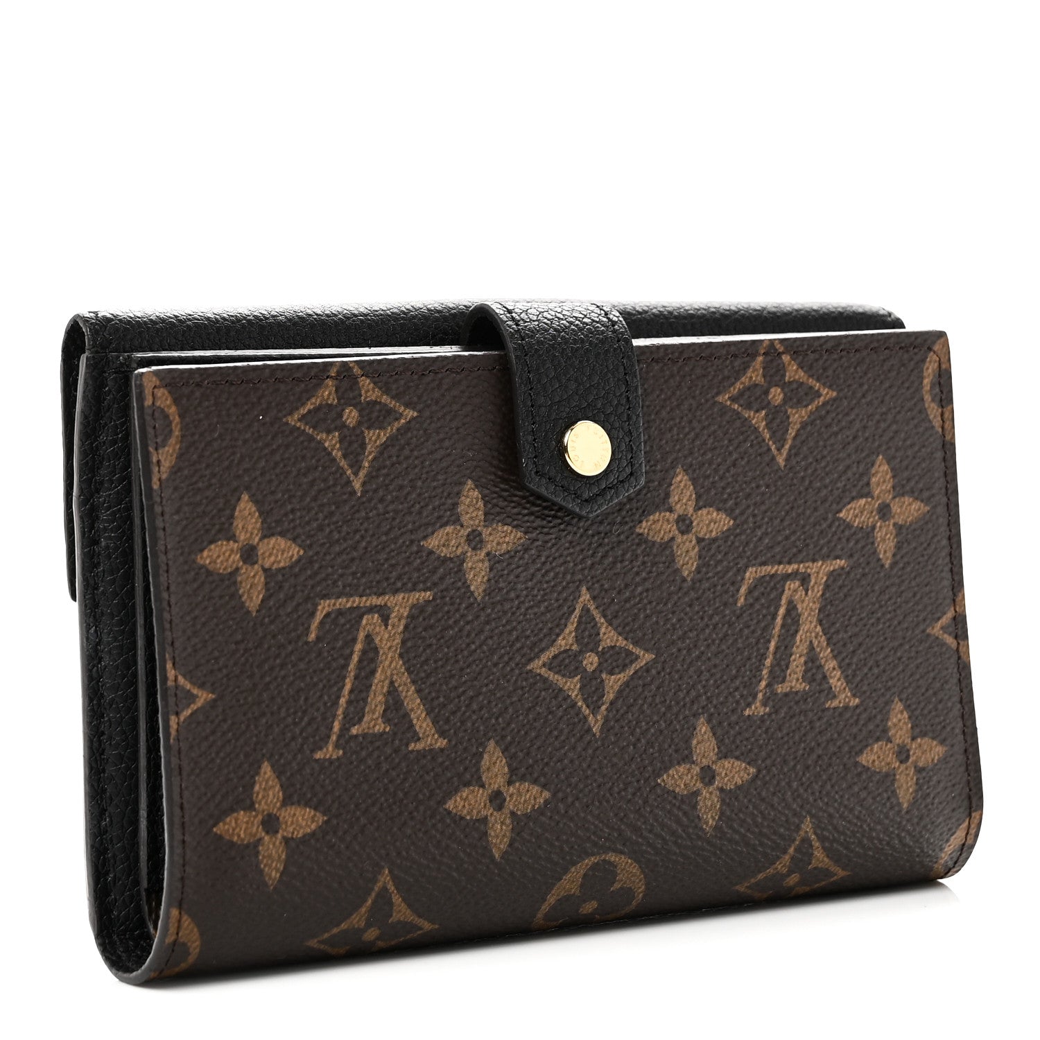 Louis Vuitton Monogram Pallas Compact Wallet Black 3 of 8