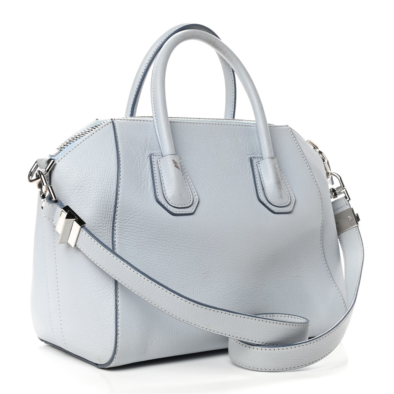 Givenchy Sugar Goatskin Small Antigona Pale Blue 2 of 10