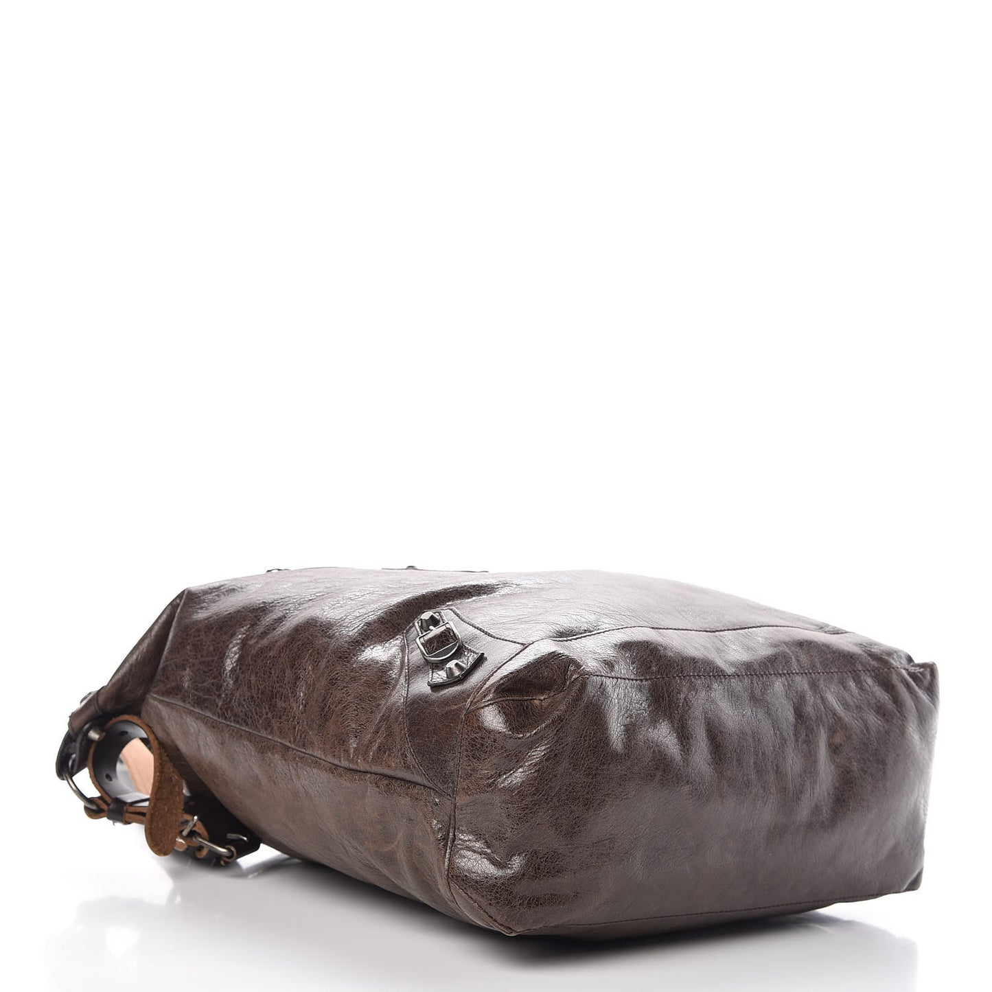 Chevre Classic Silver Hardware Mens Day Messenger Brown