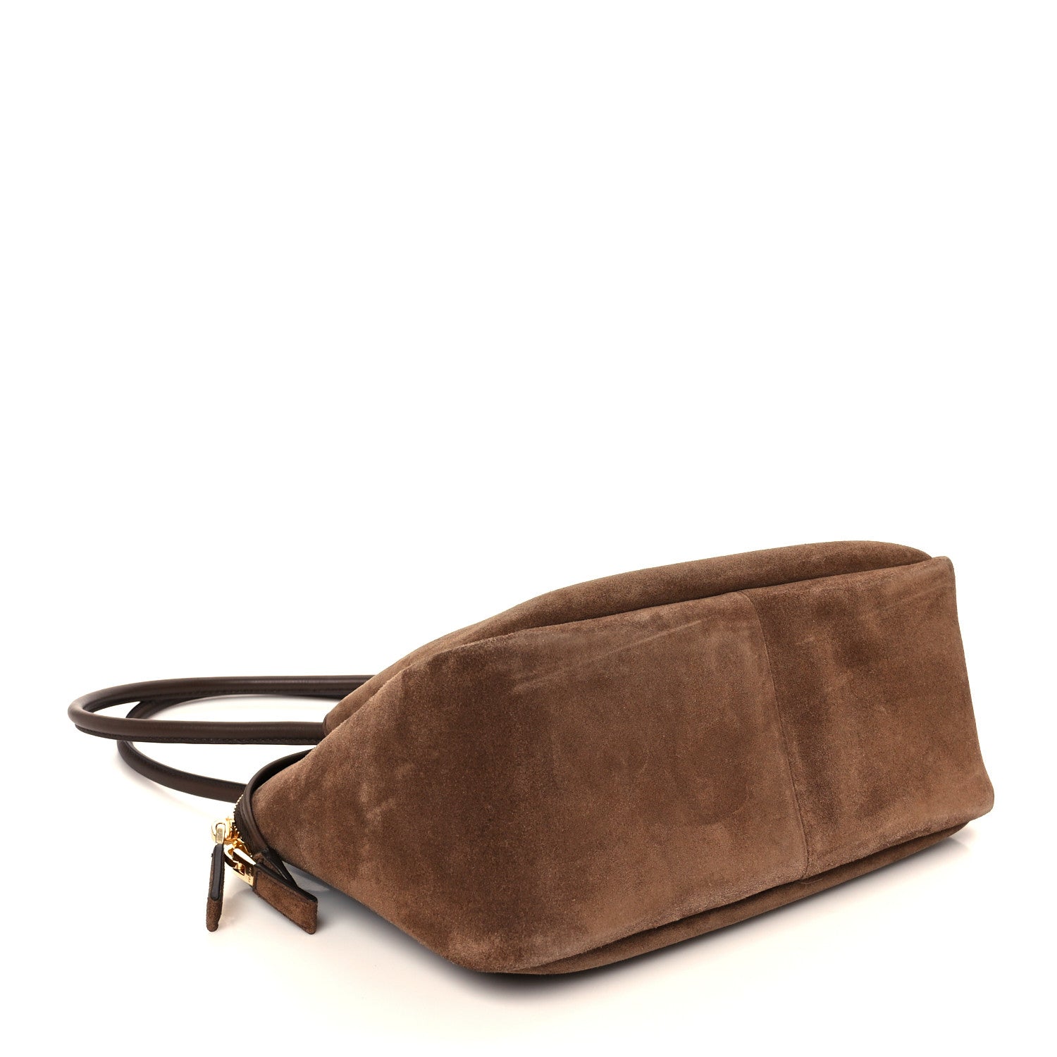 Prada Camoscio Medium Darling Shoulder Bag Cocoa Brown 4 of 10