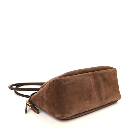 Prada Camoscio Medium Darling Shoulder Bag Cocoa Brown 4 of 10