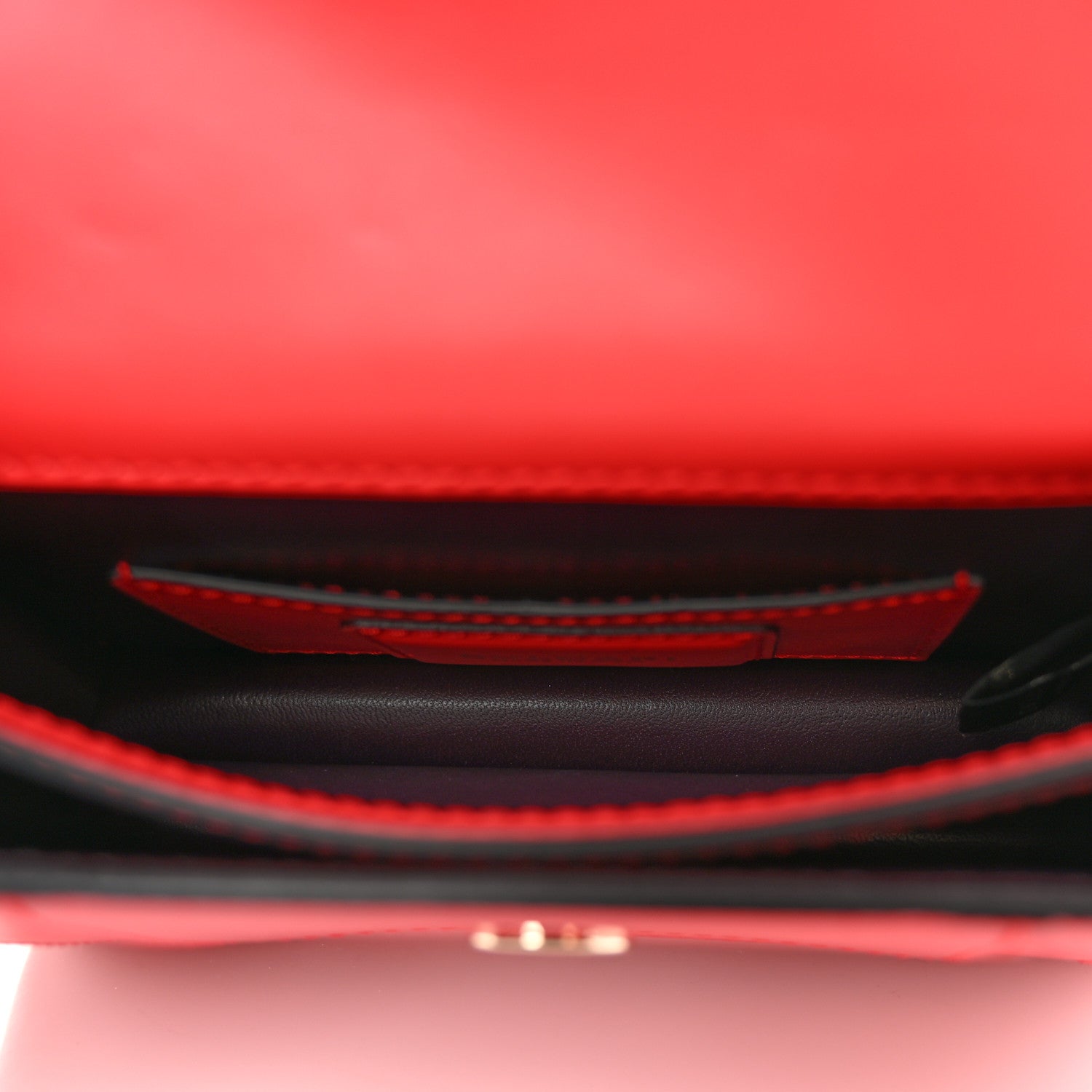 Bulgari Calfskin Serpenti Forever Crossbody Bag Red 6 of 10