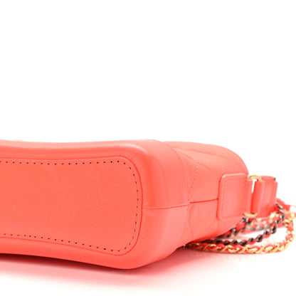 Chanel Goatskin Quilted Small Gabrielle Hobo Orange 11 of 11