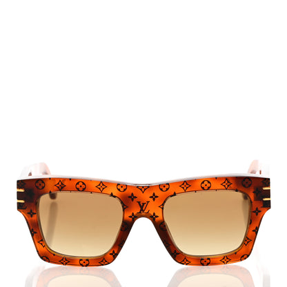 Louis Vuitton Acetate Blade Sunglasses Z1483W Tortoise 2 of 7