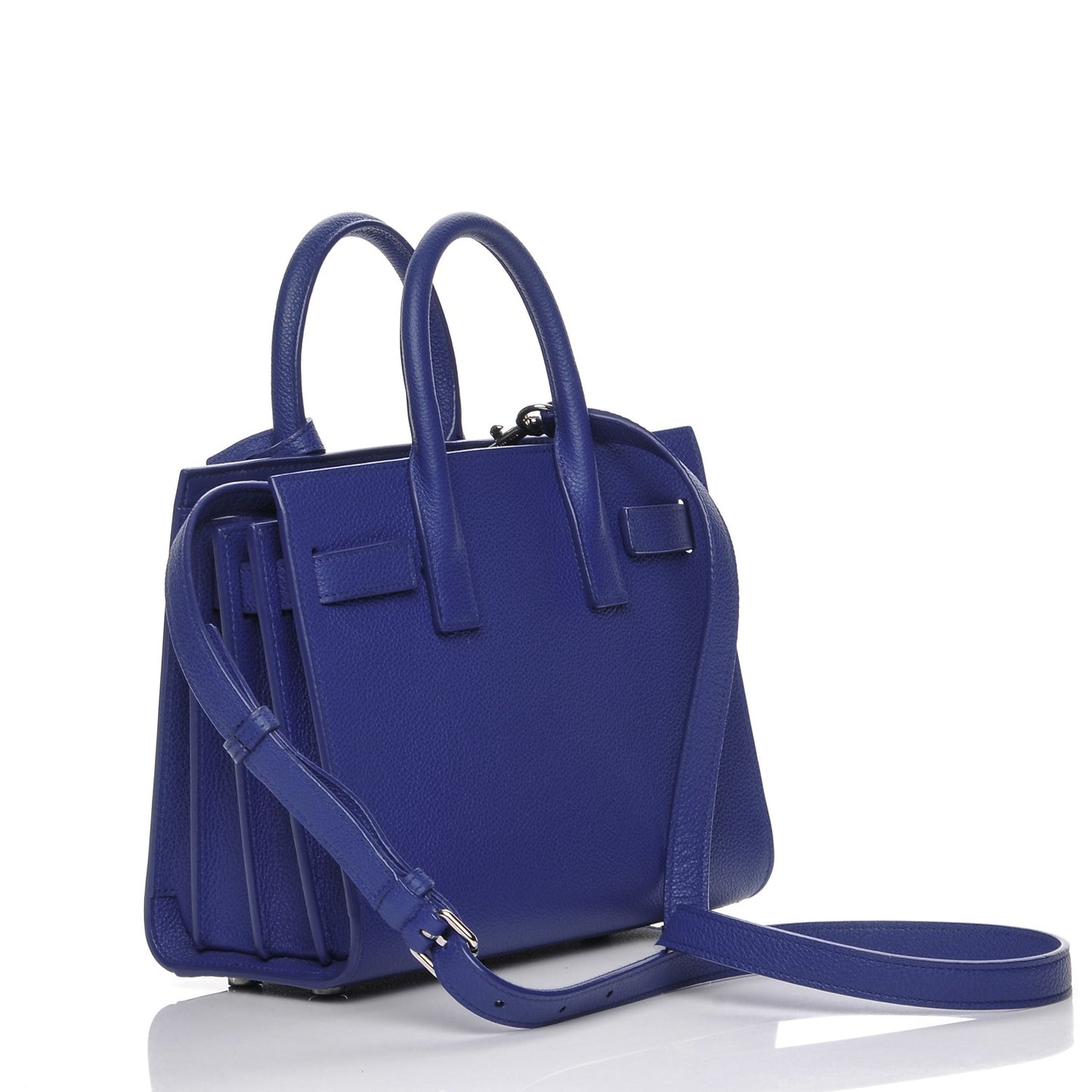 Calfskin Nano Sac De Jour Cobalt Blue