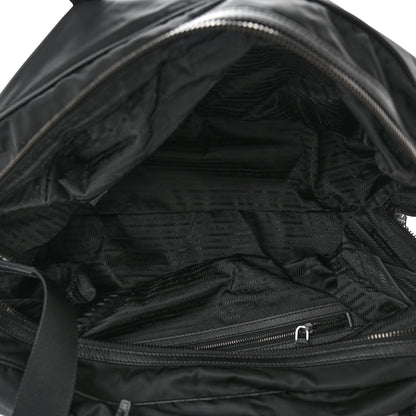 Prada Tessuto Nylon Saffiano Duffle Black 4 of 18