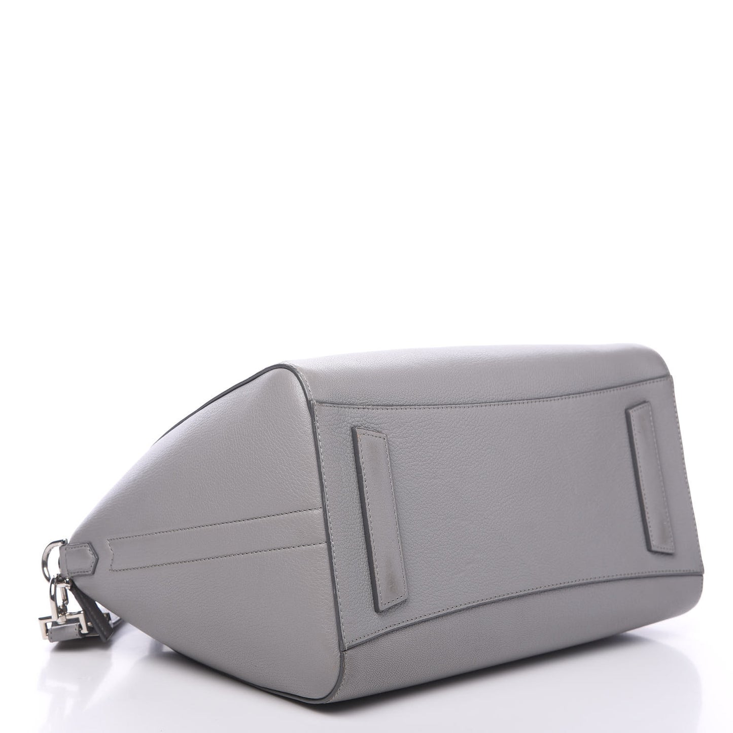 Sugar Goatskin Medium Antigona Pearl Grey