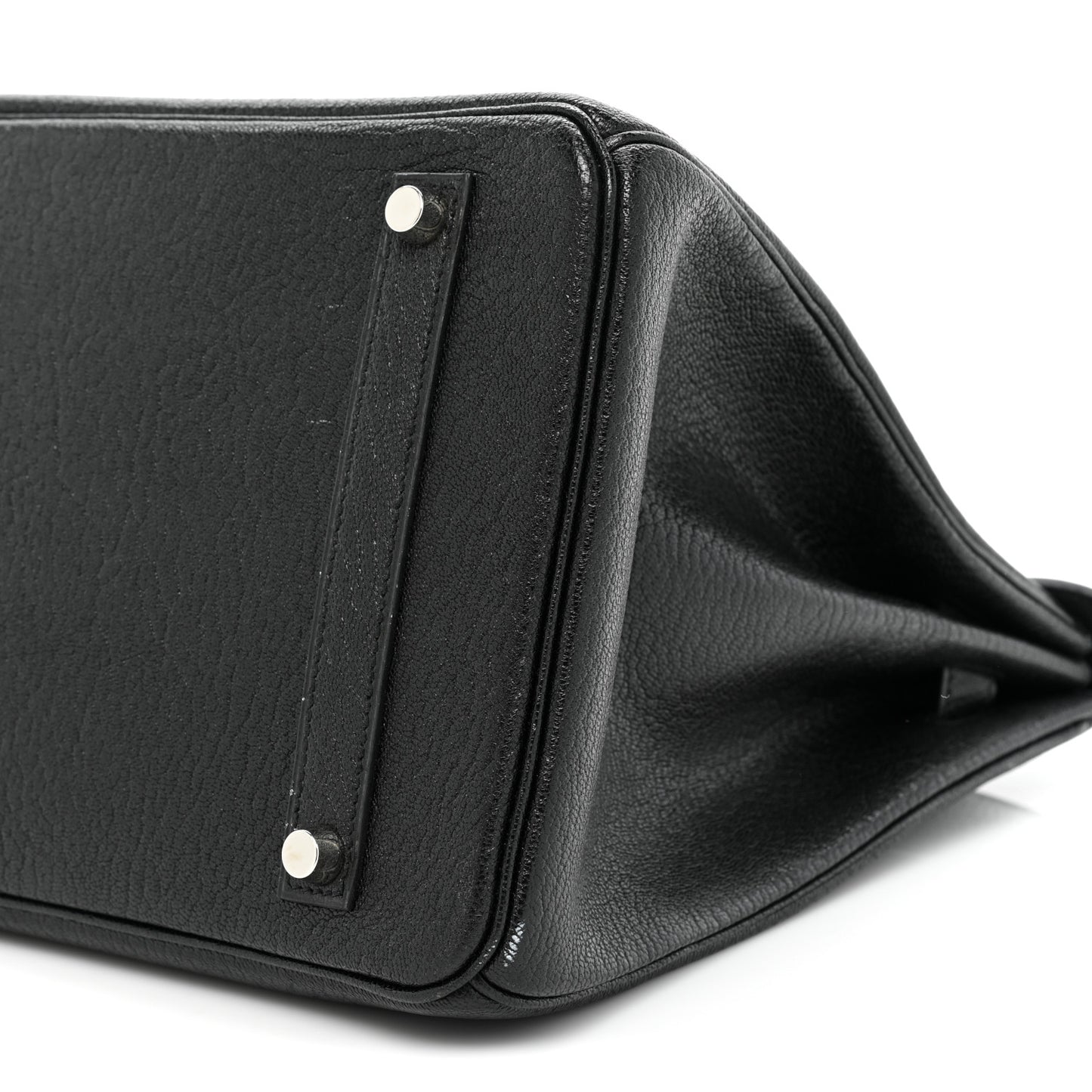 Chevre De Coromandel Birkin 35 Black