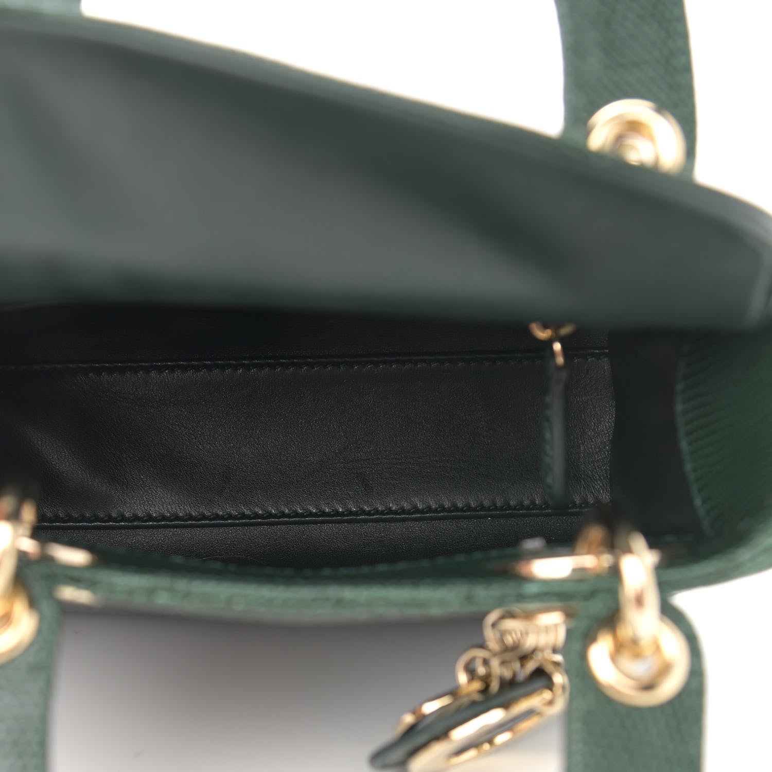 Christian Dior Lizard Mini Lady Dior Green 5 of 12