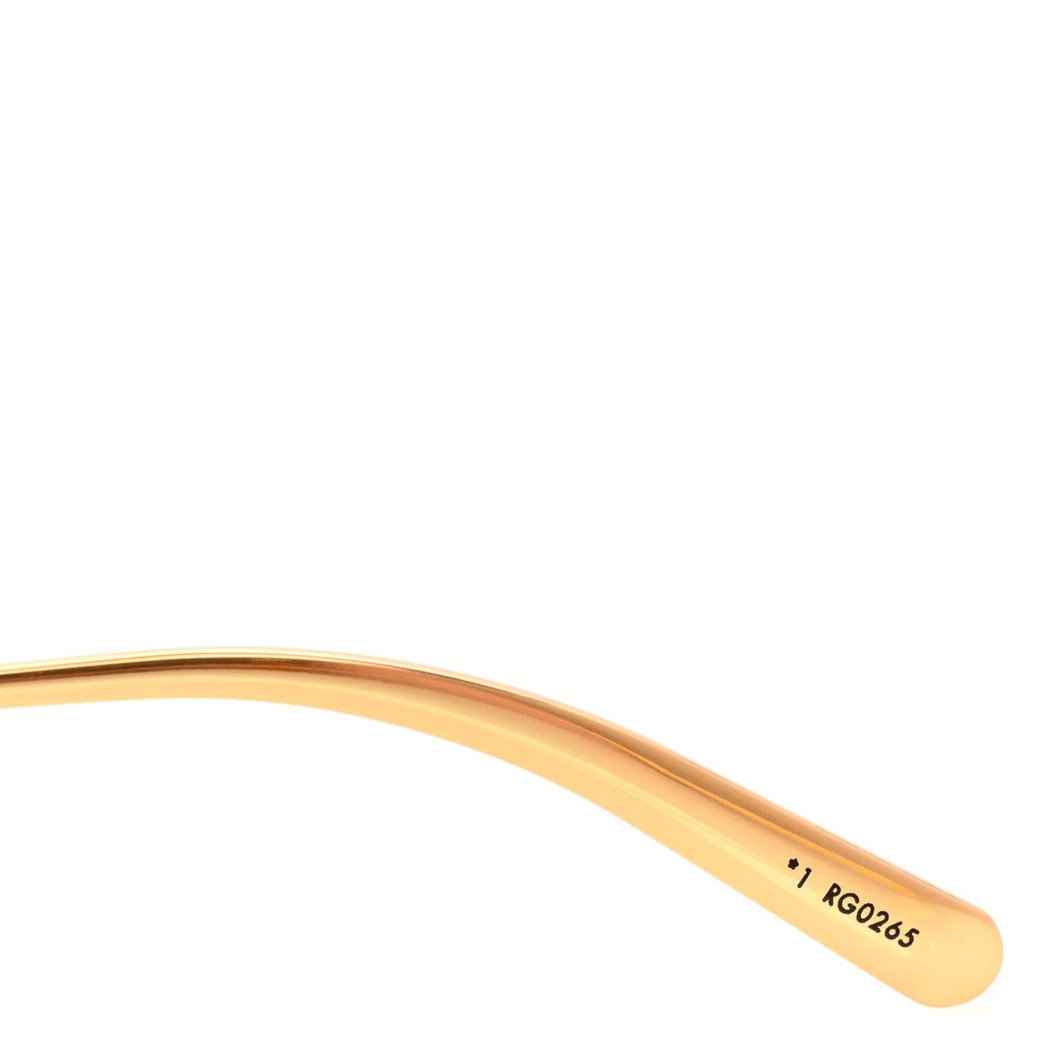 Louis Vuitton Metal Monogram LV Pilot Light Sunglasses Z1913U Gold Gradiant Brown 7 of 8