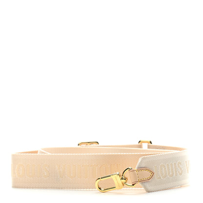 Louis Vuitton Nylon Petite Malle Souple Shoulder Strap Creme 2 of 3