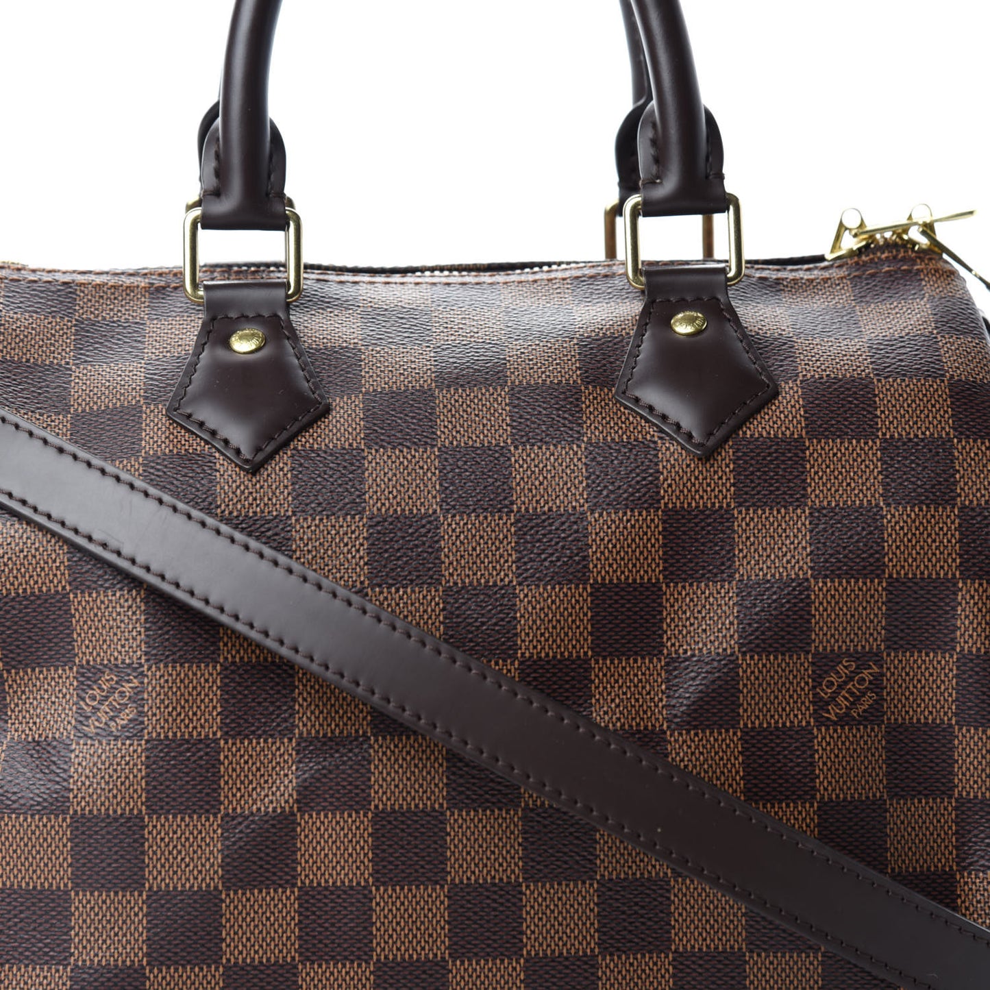 Damier Ebene Speedy Bandouliere 25