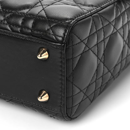 Christian Dior Lambskin Cannage Small My ABCDior Lady Dior Black 8 of 10