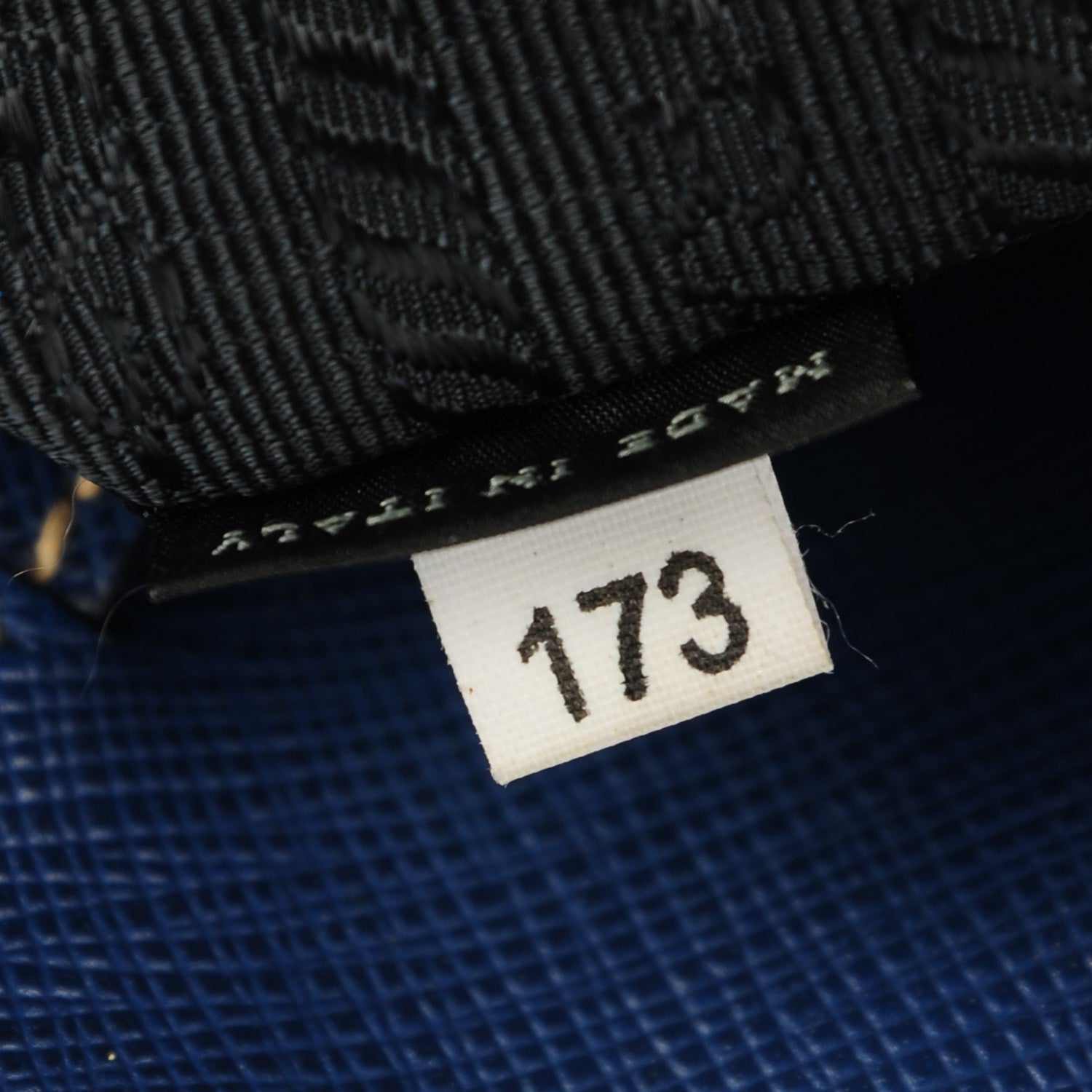 Prada Saffiano Lux Shopping Tote Bleuette 8 of 8
