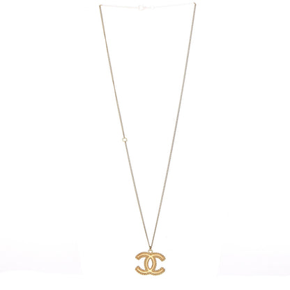 Chanel Enamel CC Necklace Gold 4 of 6