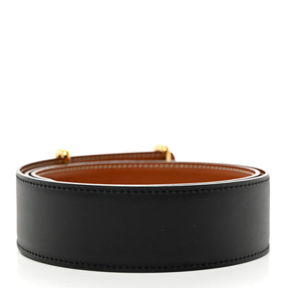 Hermes Box Swift 32mm Idem Belt 85 34 Black Gold 3 of 7