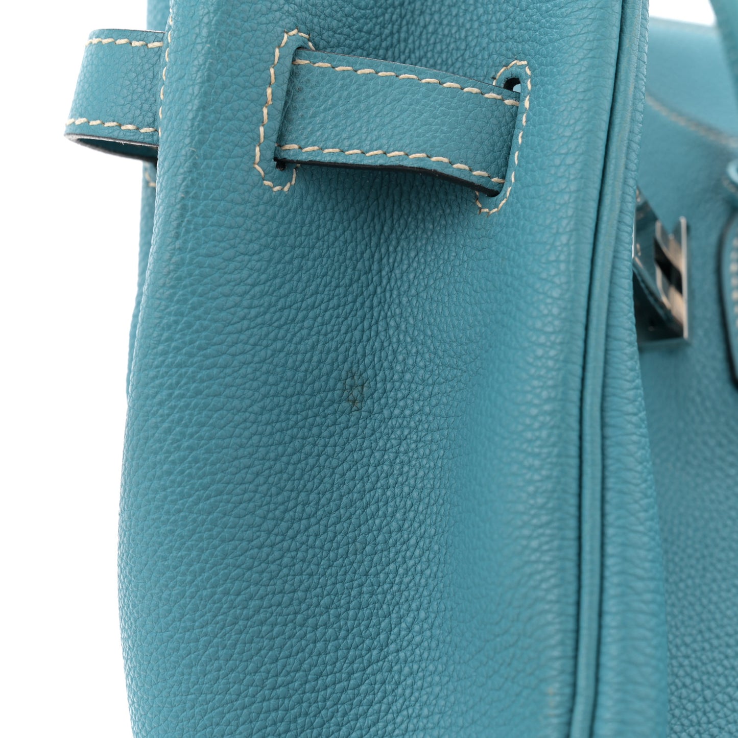 Taurillon Clemence Birkin 35 Blue Jean