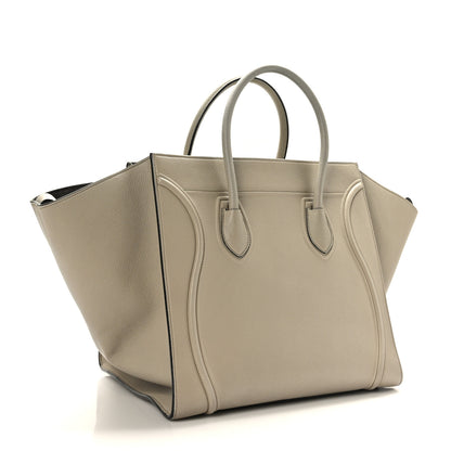 Celine Grained Calfskin Medium Phantom Luggage Taupe 3 of 11